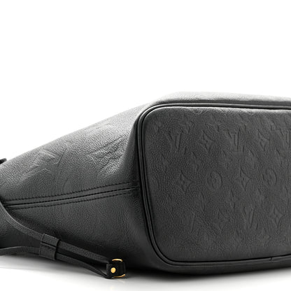 Louis Vuitton Empreinte Monogram Giant Neverfull MM Black 8 of 9