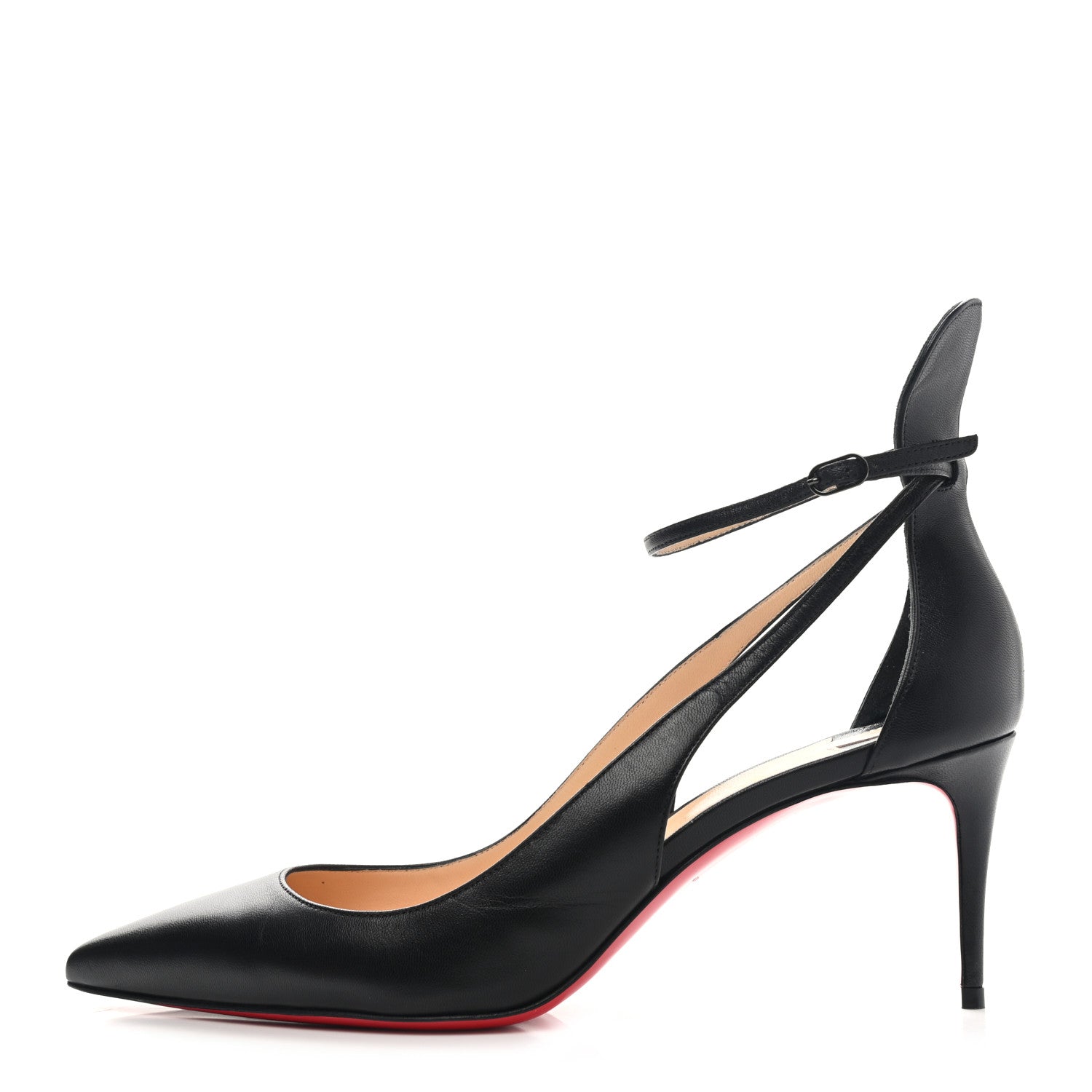 Christian Louboutin Kid Mascara 70 Pumps 39 Black 1 of 7