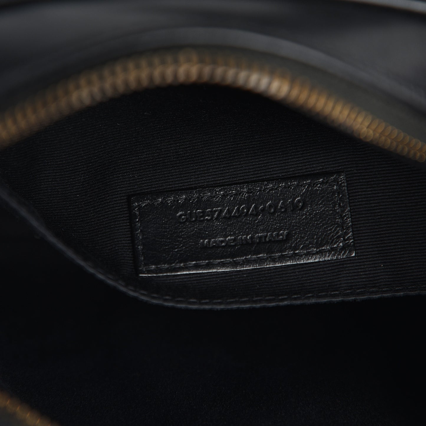 Calfskin Matelasse Monogram Lou Camera Bag Black