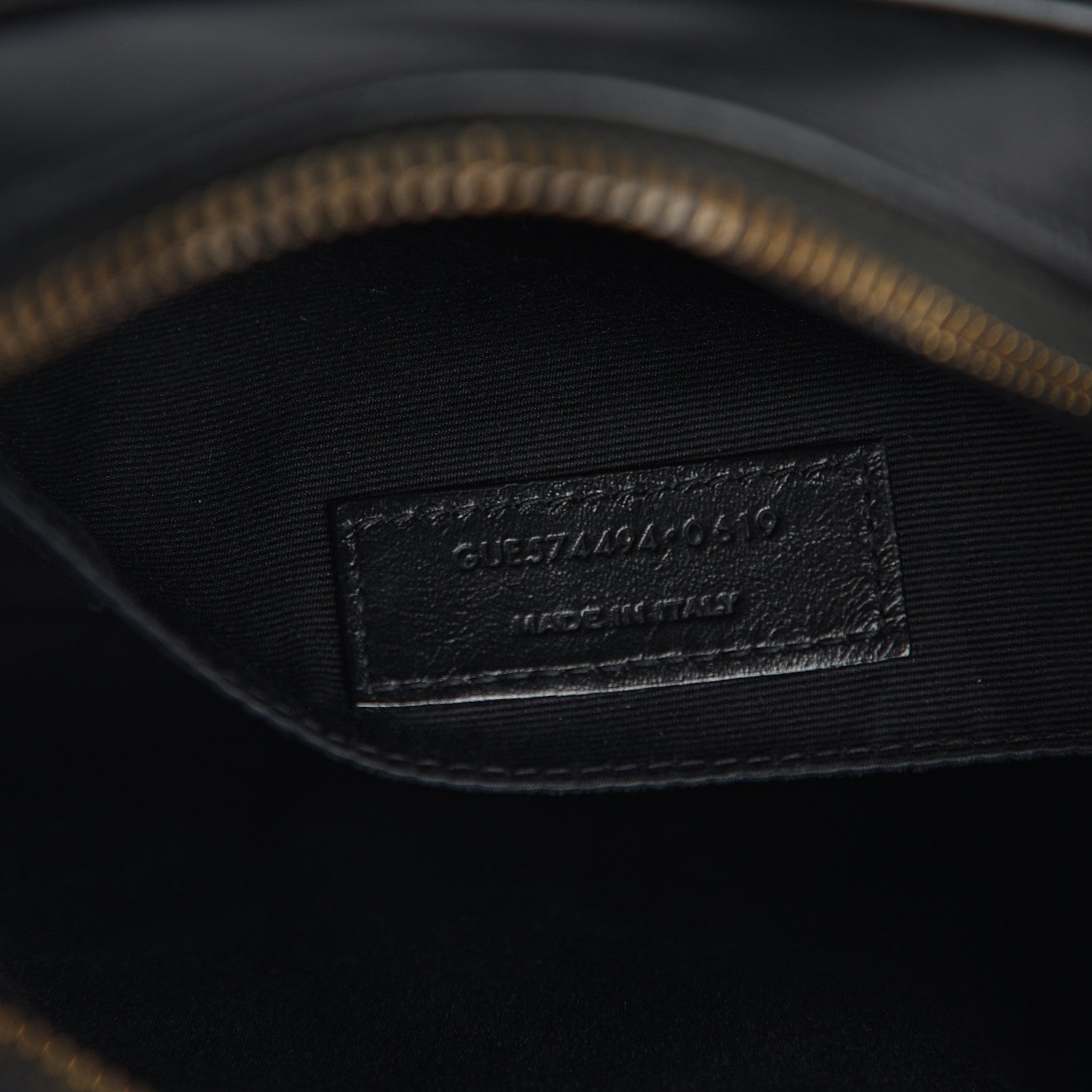 Saint Laurent Calfskin Matelasse Monogram Lou Camera Bag Black 6 of 9