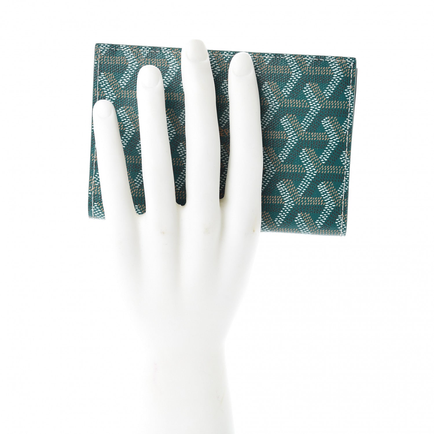 Goyard Goyardine Passport Wallet Green 2 of 6