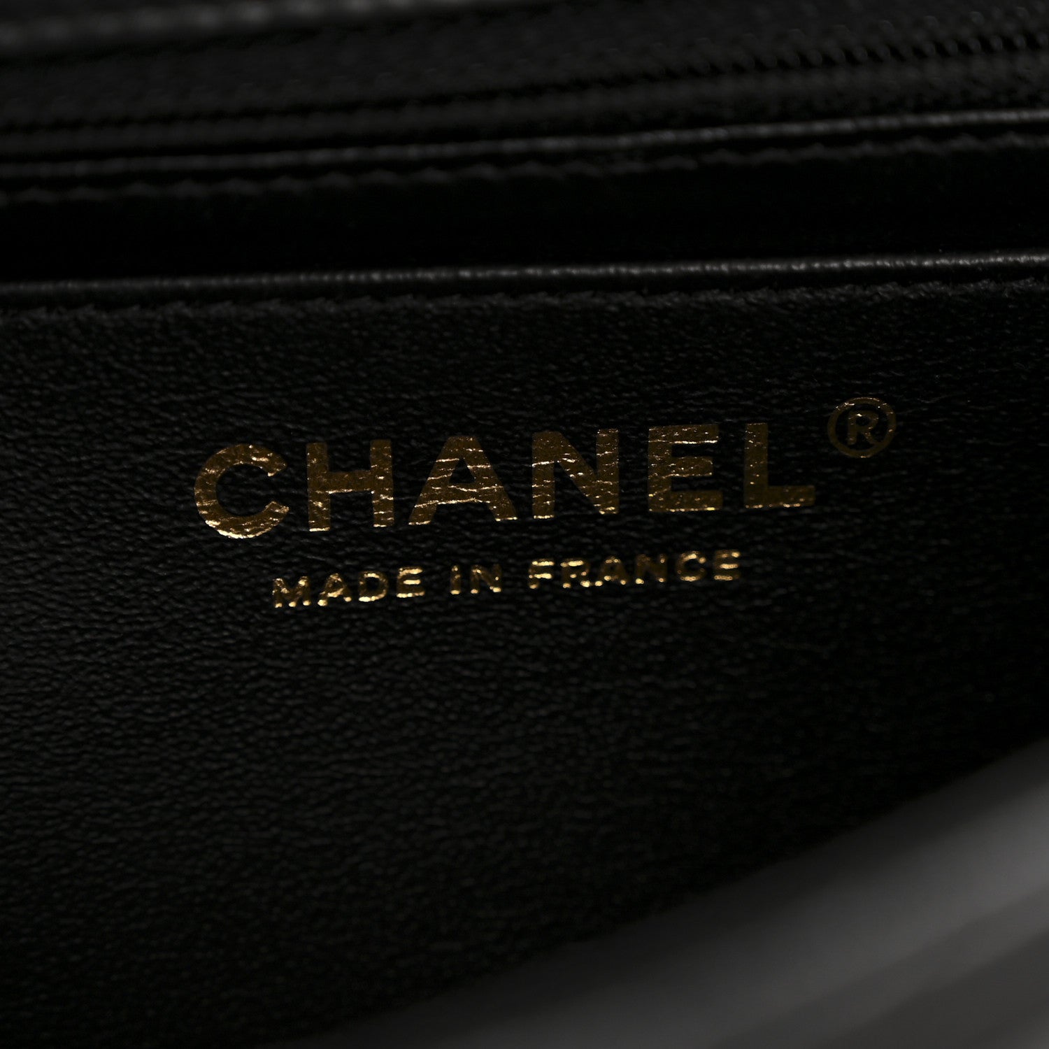 Chanel Lambskin Chevron Quilted Mini Rectangular Flap Black 6 of 12