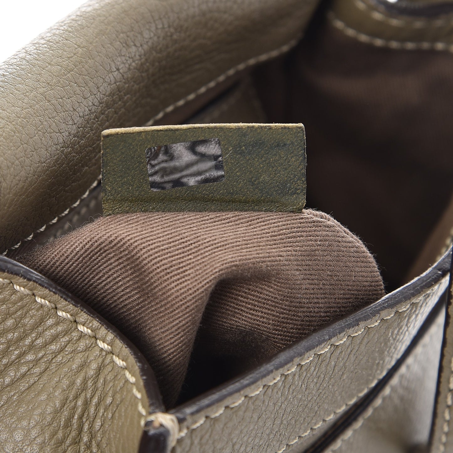 Calfskin Mini Marcie Round Crossbody Bag Baobab Green