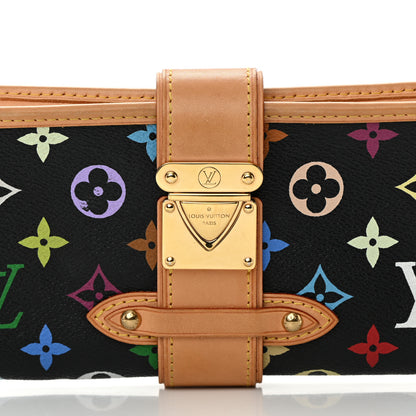 Louis Vuitton Monogram Multicolor Shirley Black 7 of 12
