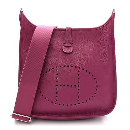 Hermes Taurillon Clemence EVELYNE III PM Tosca 1 of 10