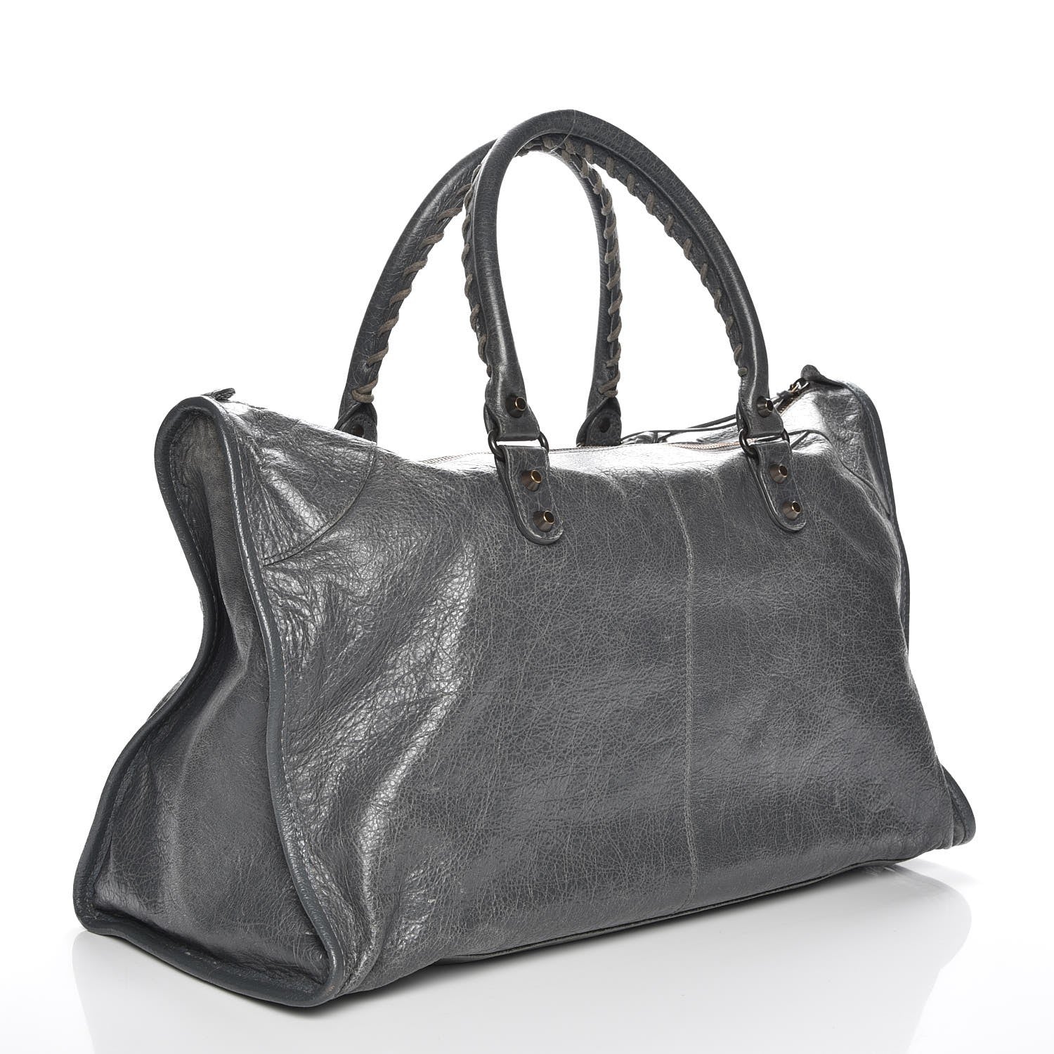 Balenciaga Agneau Classic Hardware Work Gris Tarmac 3 of 8