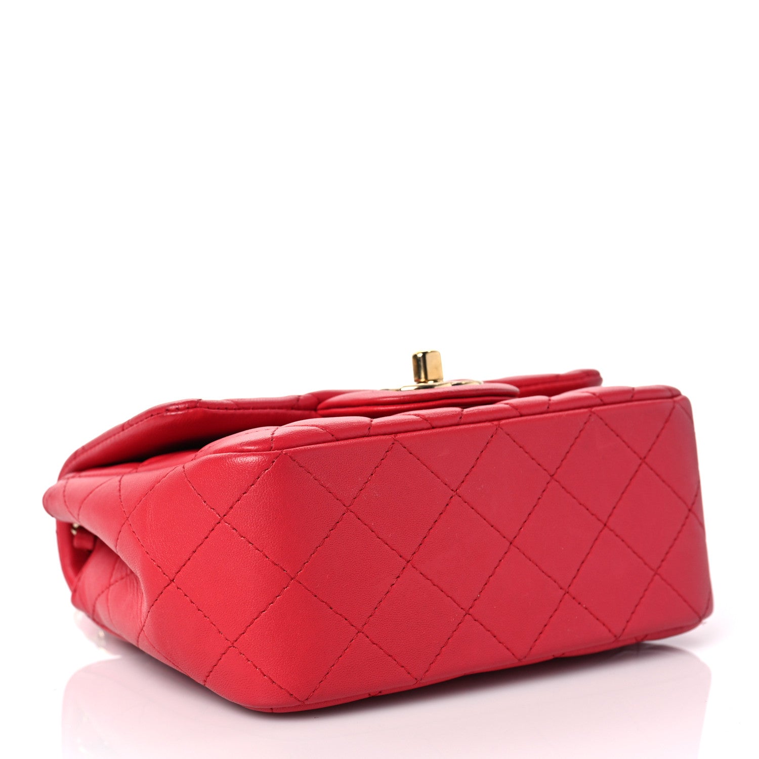 Chanel Lambskin Quilted Mini Square Flap Pink 4 of 8