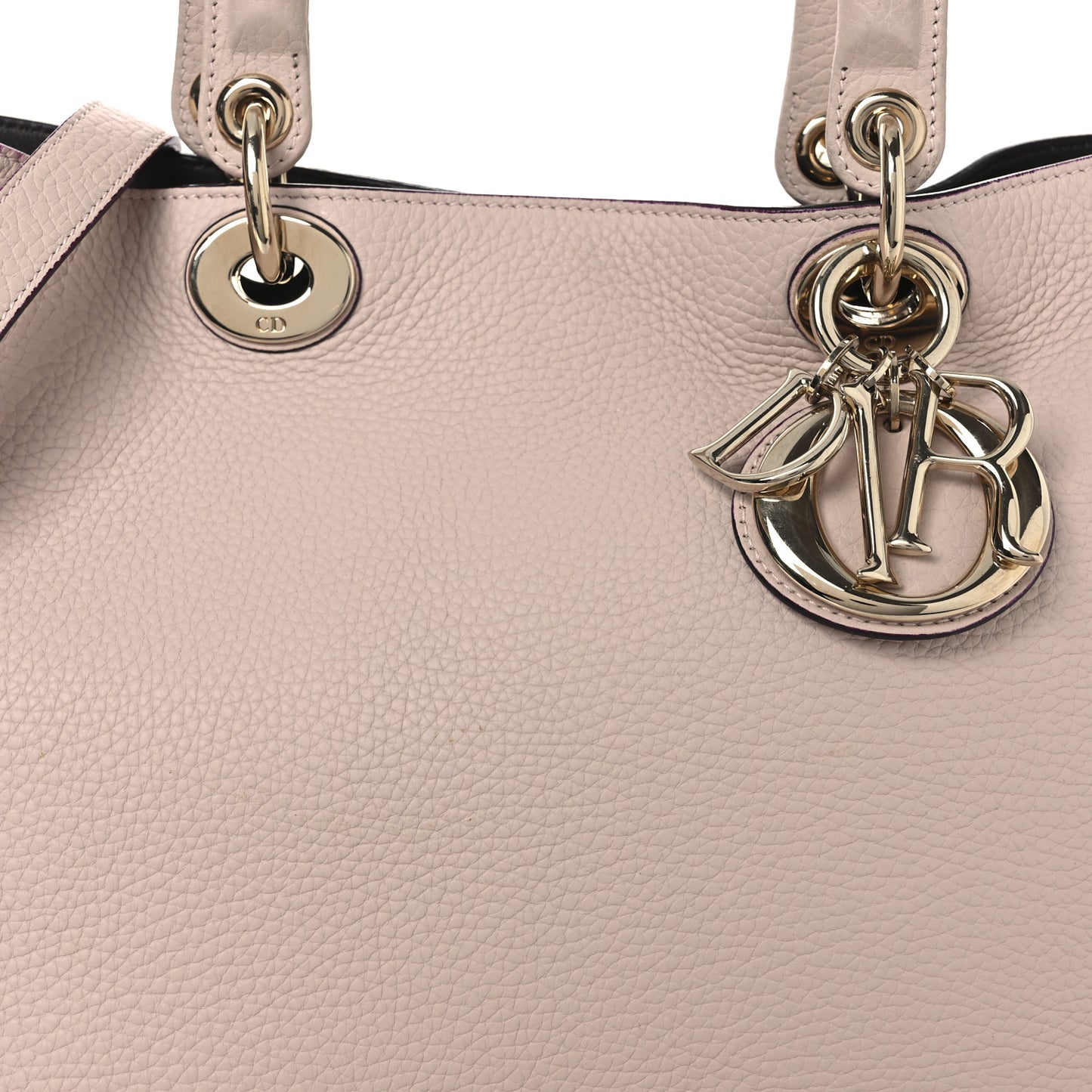Bullcalf Medium Diorissimo Tote Rose Poudre