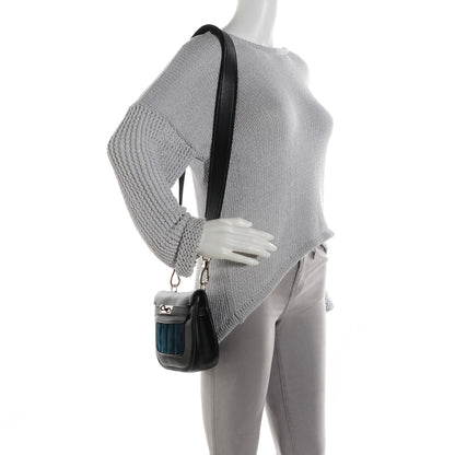 Hermes Swift Veau Doblis Mini Sac Berline 21 Black Bleu Ocean 5 of 12
