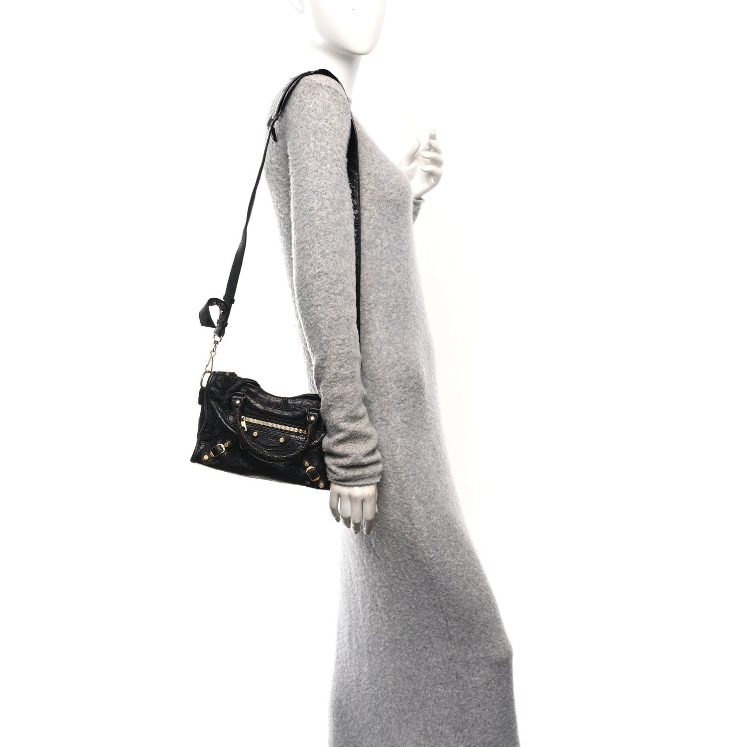 Balenciaga Agneau Giant 12 Gold Hardware Mini City Black 2 of 11