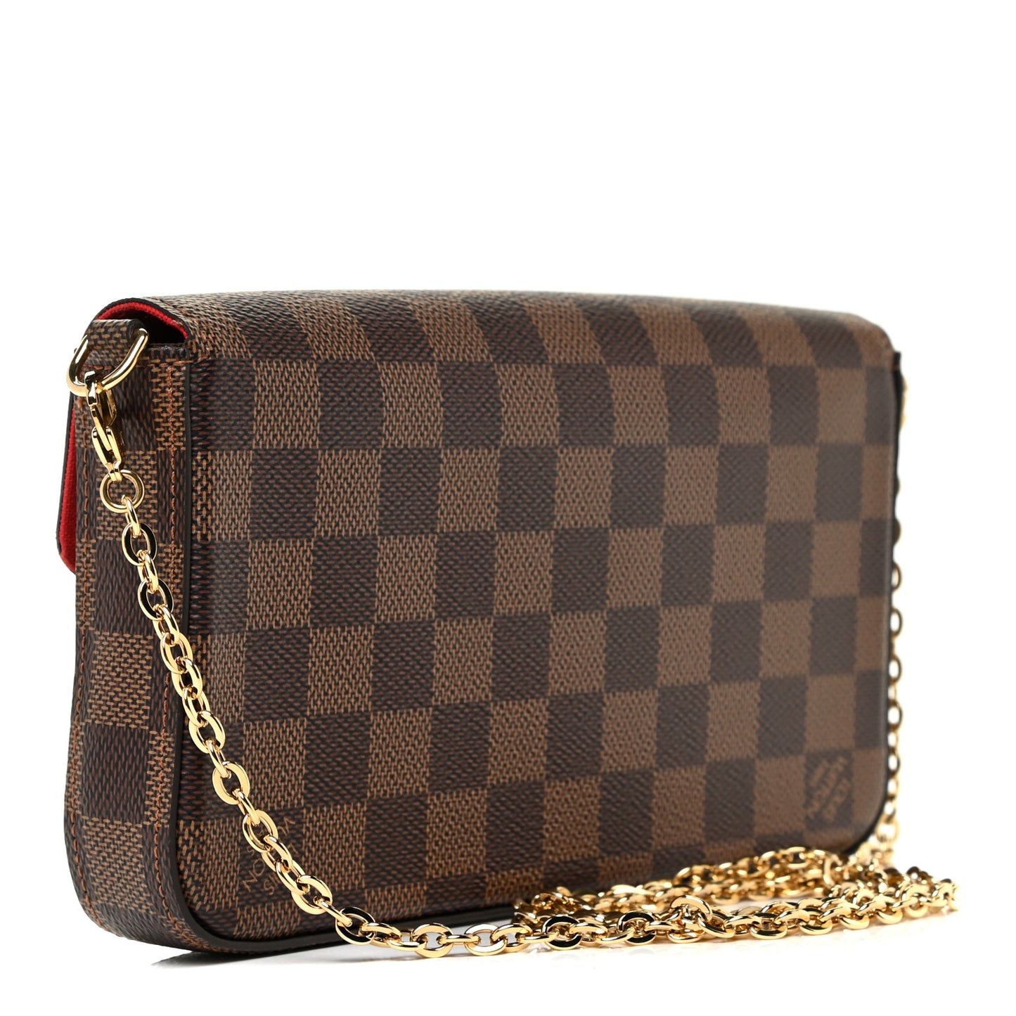 Damier Ebene Pochette Felicie Chain Wallet