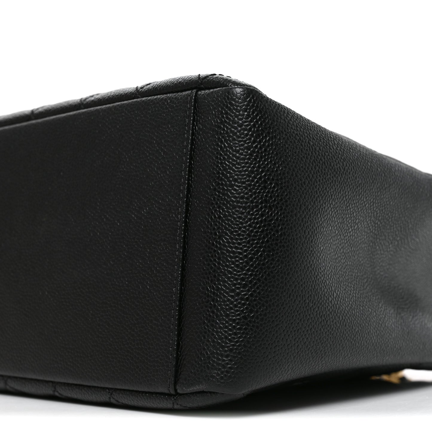 Caviar Quilted Grand Shopping Tote GST Black
