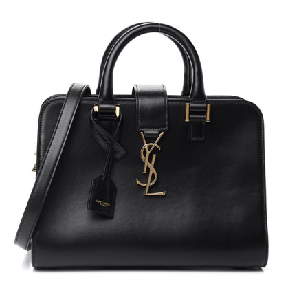 Saint Laurent Calfskin Monogram Baby Cabas Black 1 of 10