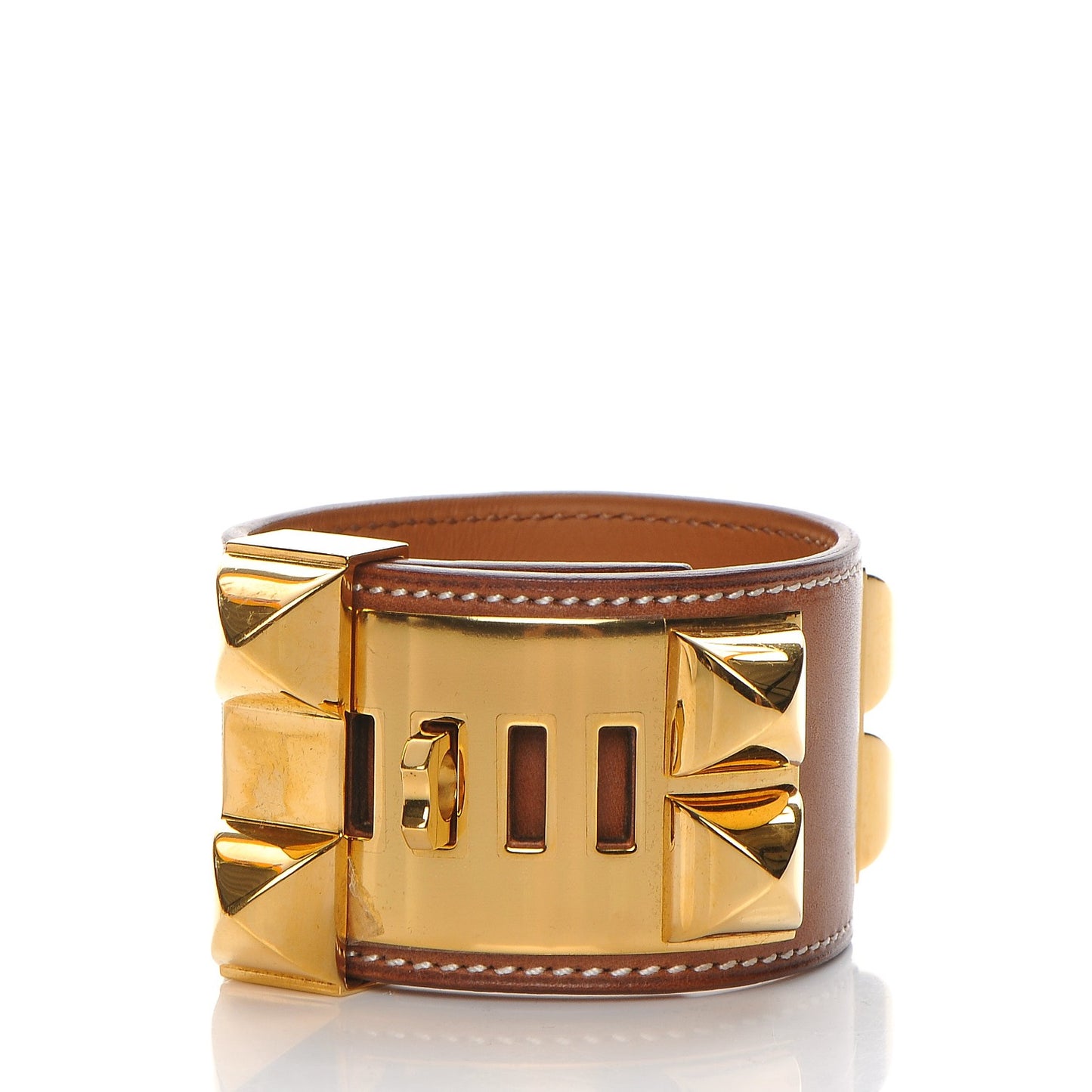 Barenia Collier De Chien CDC Bracelet S Fauve