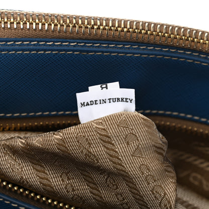Prada Jacquard Logo Tote Azzurro 7 of 13