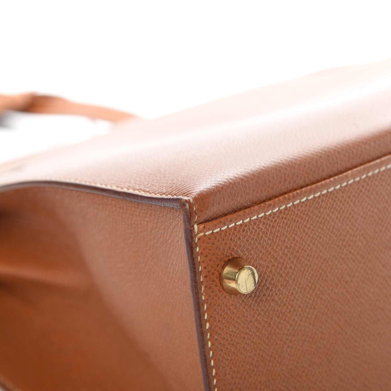 Hermes Courchevel Kelly Sellier 32 Gold 12 of 17