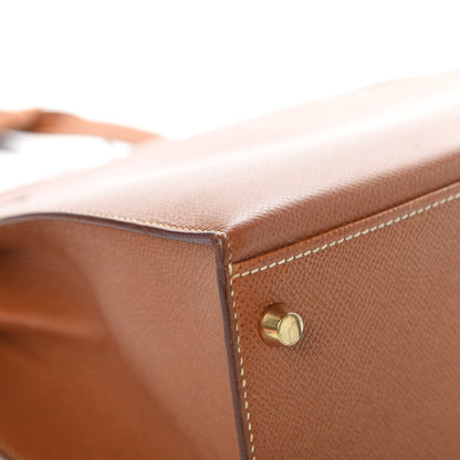 Hermes Courchevel Kelly Sellier 32 Gold 12 of 17