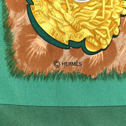 Hermes Silk Casques Et Plumets Scarf 90 3 of 4