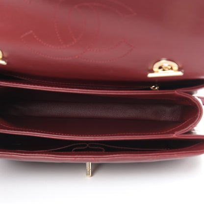 Chanel Lambskin Quilted Medium Trendy CC Flap Dual Handle Bag Burgundy 5 of 12