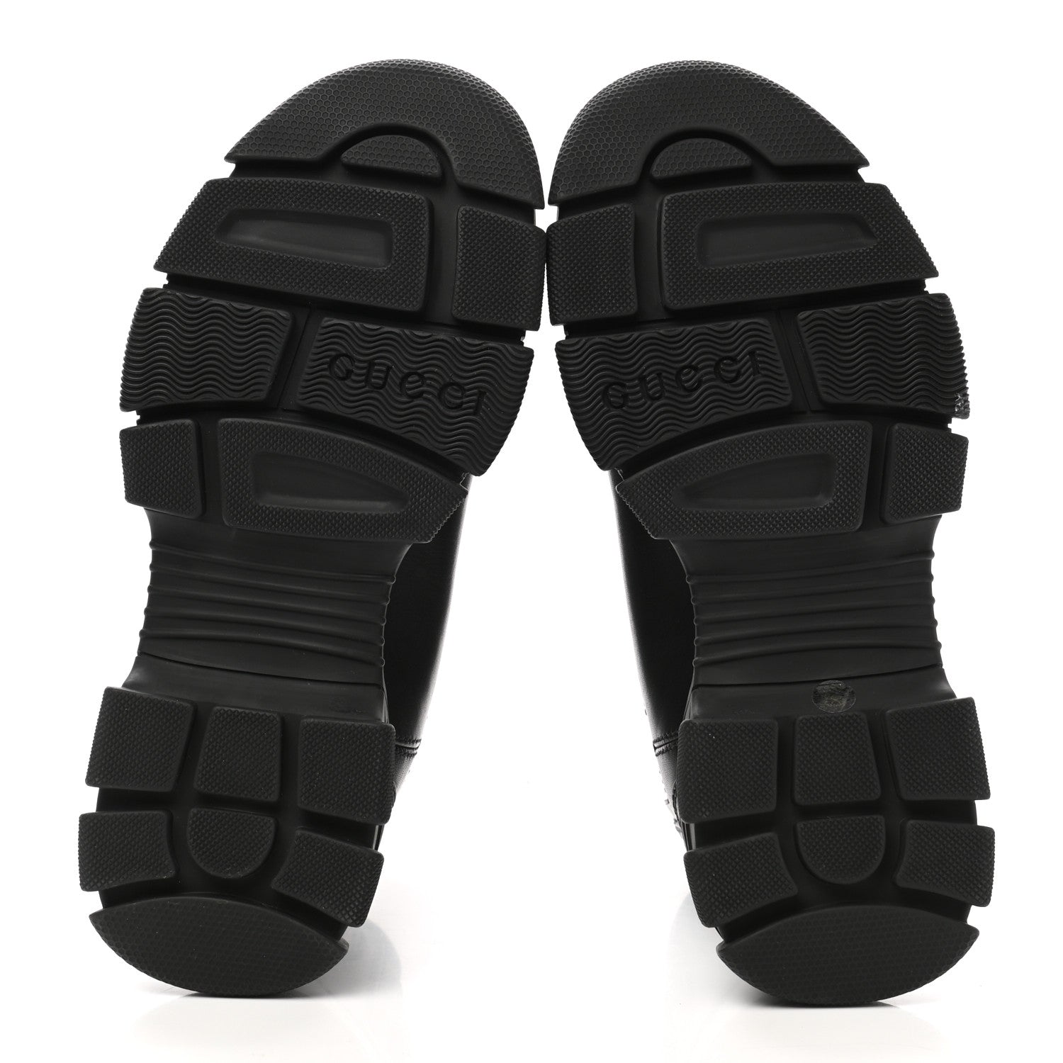 Gucci Calfskin Logo Ankle Boots 36.5 Black 5 of 10