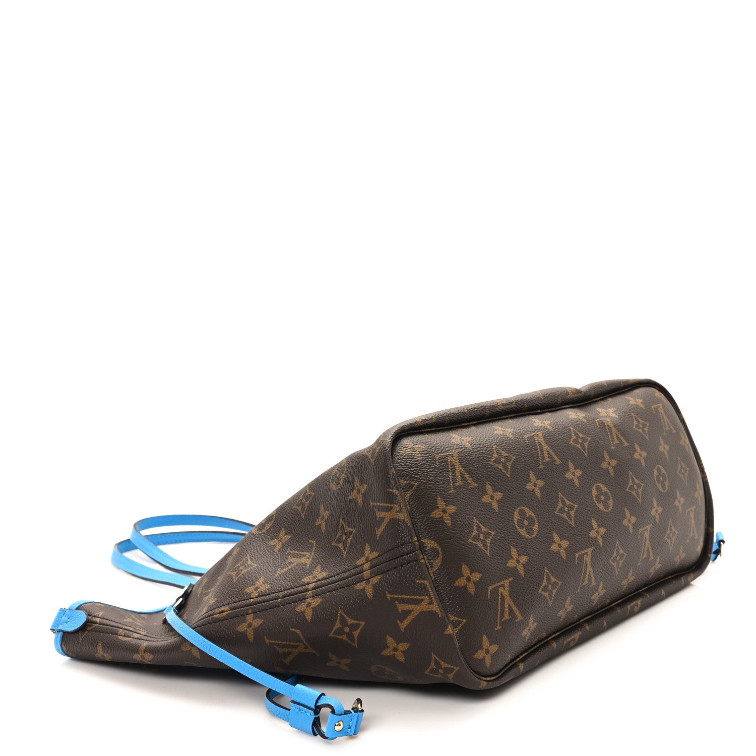 Louis Vuitton Monogram Inside Out Neverfull Bandouliere MM Gaston Blue 4 of 15
