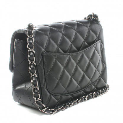 Chanel Lambskin Quilted Mini Square Flap Black 3 of 7