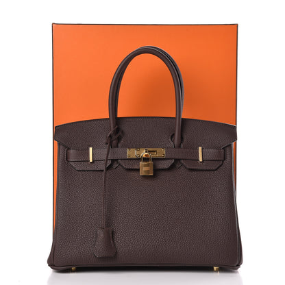 Hermes Togo Birkin 30 Chocolate 11 of 11