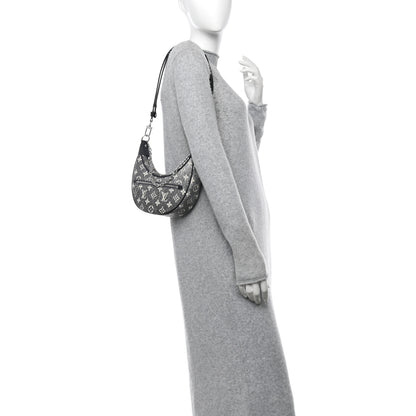 Louis Vuitton Monogram Jacquard Denim Loop Black 2 of 9
