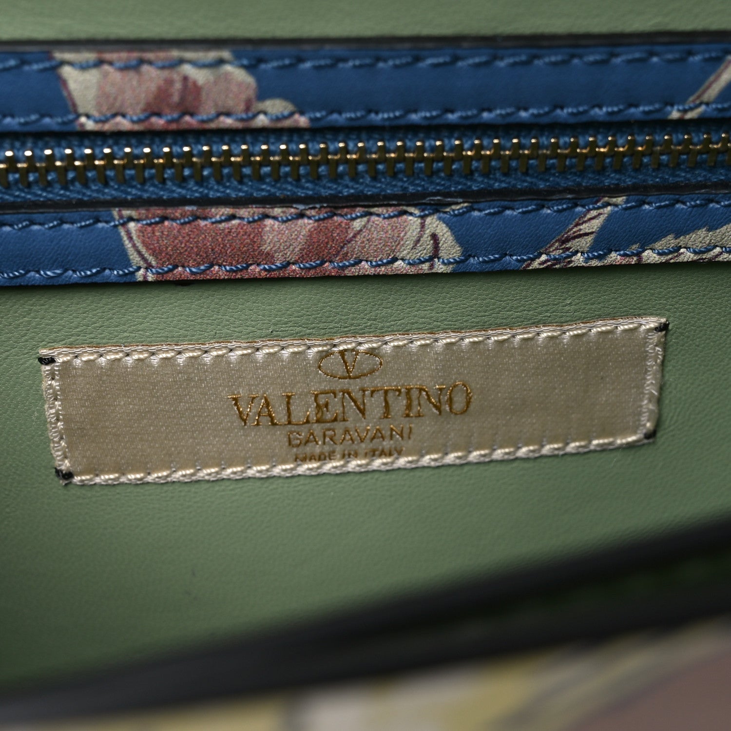 Valentino Garavani Calfskin Garden Couture Printed Mime Crossbody Multicolor 6 of 9