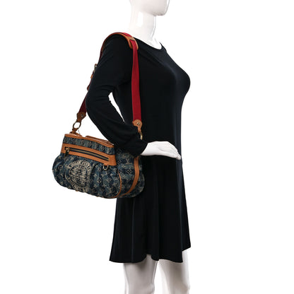 Louis Vuitton Denim Raye Porte Epaule MM 2 of 9