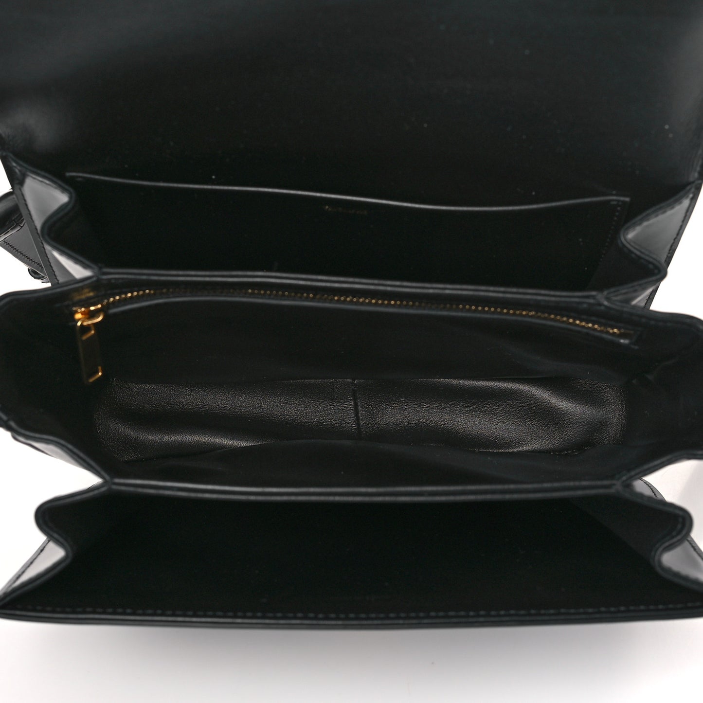 Shiny Calfskin Medium Triomphe Black