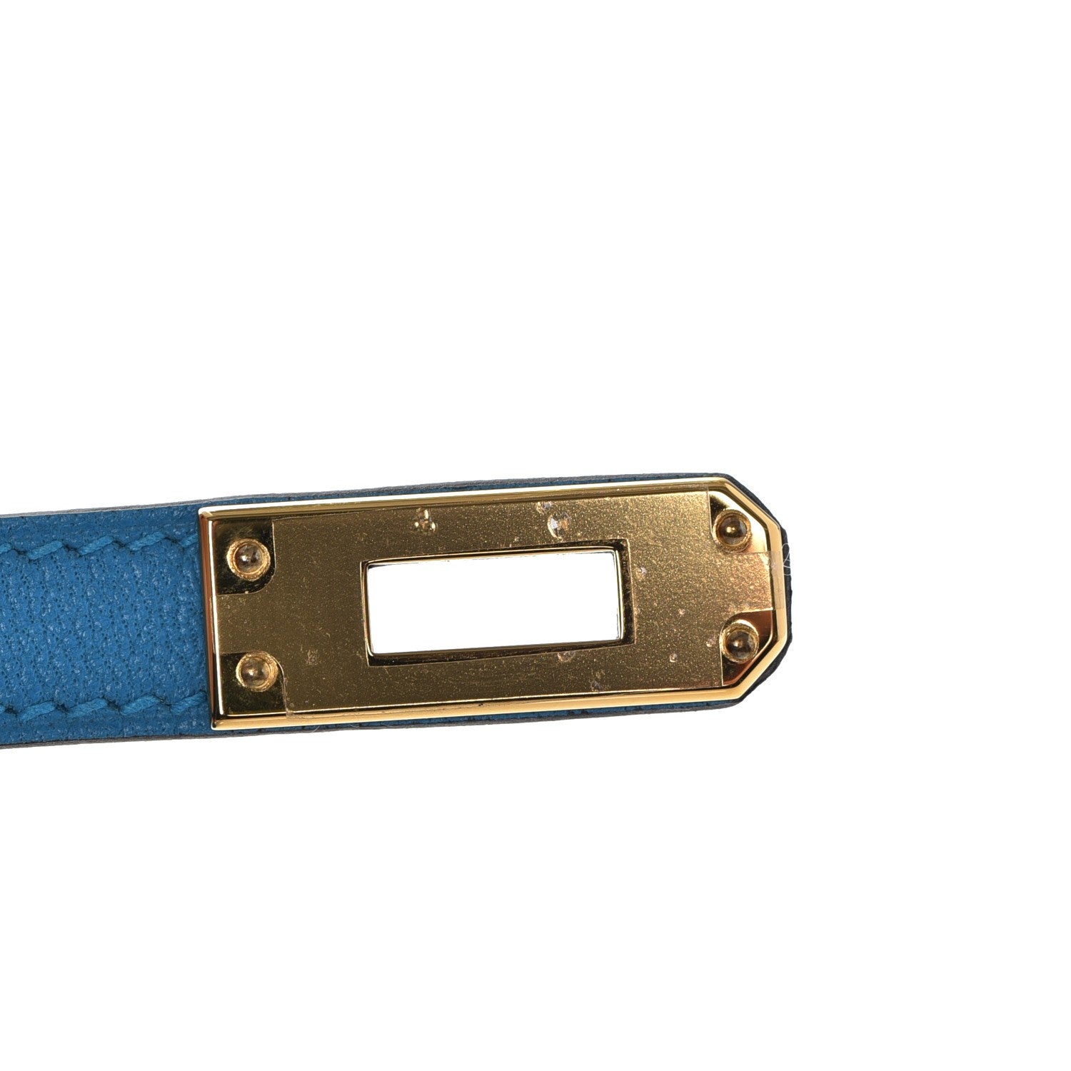 Hermes Chevre Mysore Mini Kelly Sellier 20 Bleu Zanzibar 26 of 29