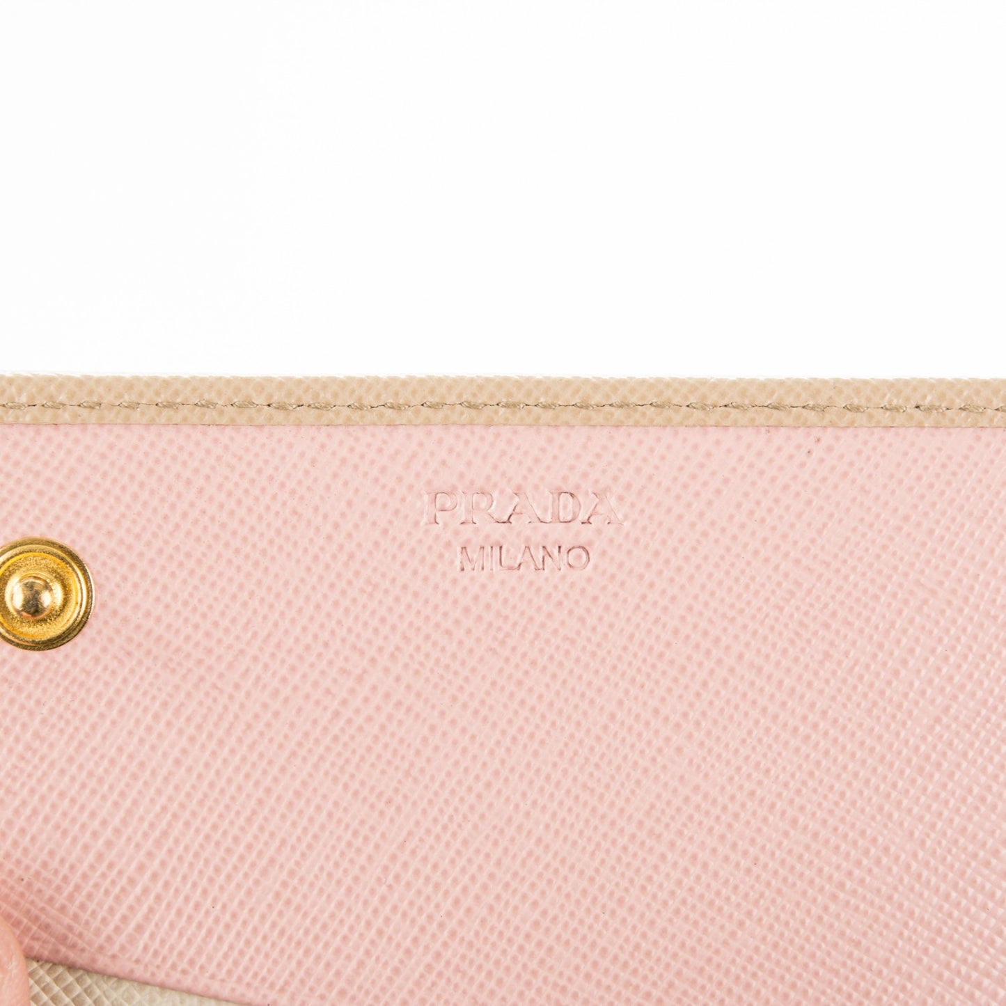Saffiano Metal Continental Flap Wallet Cammeo