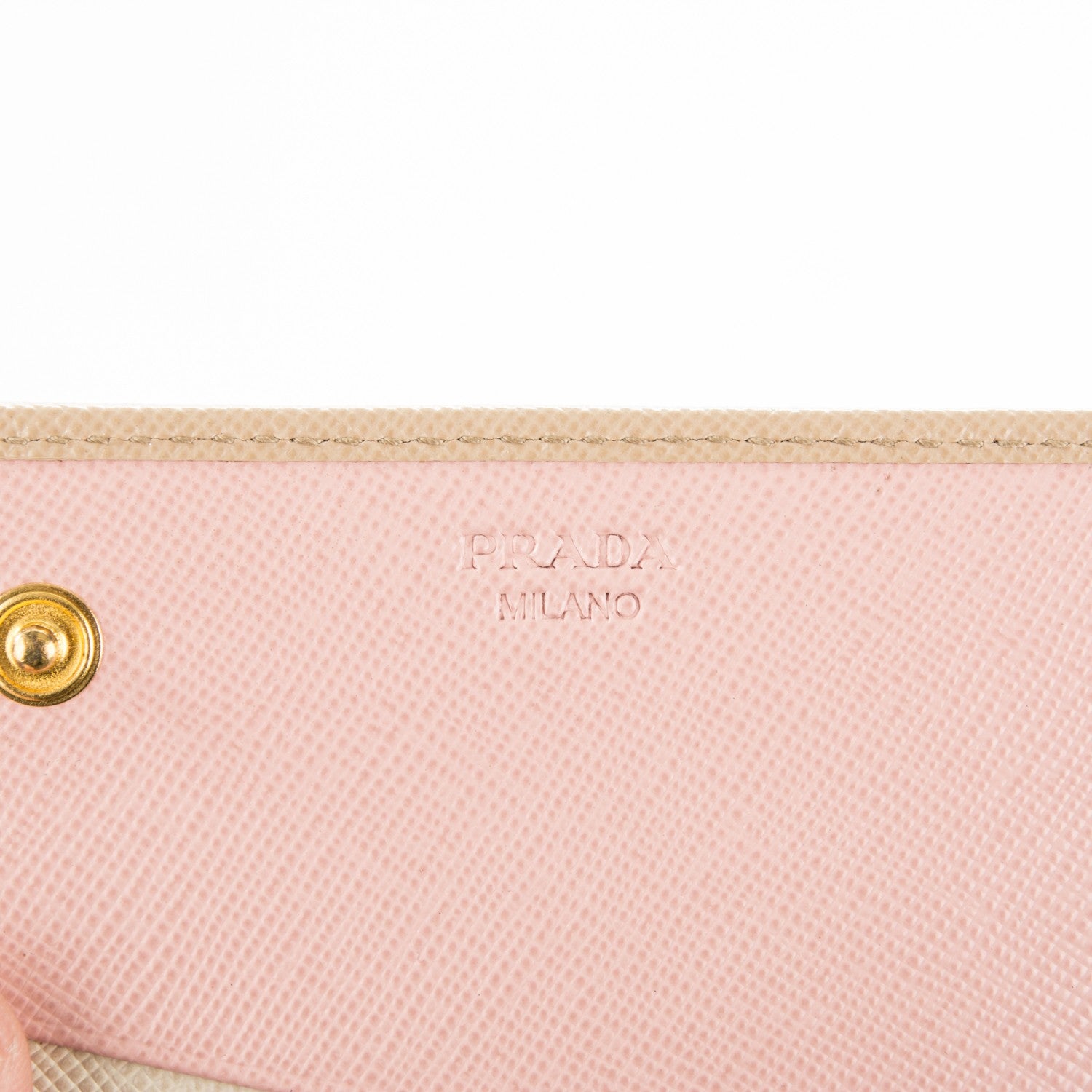 Prada Saffiano Metal Continental Flap Wallet Cammeo 6 of 8