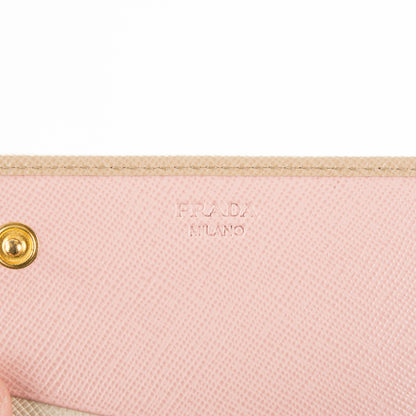 Prada Saffiano Metal Continental Flap Wallet Cammeo 6 of 8