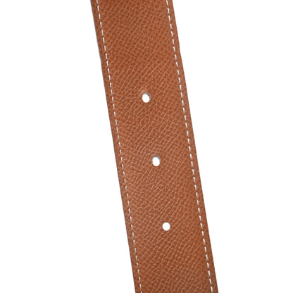Hermes Box Togo 32mm H Belt 65 Black Gold 6 of 8