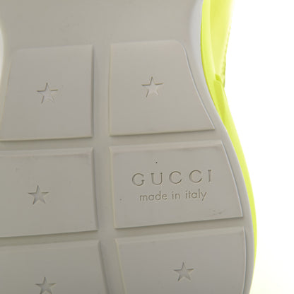 Gucci Calfskin Mens Rhyton Sneakers 11 Yellow Fluo 8 of 10