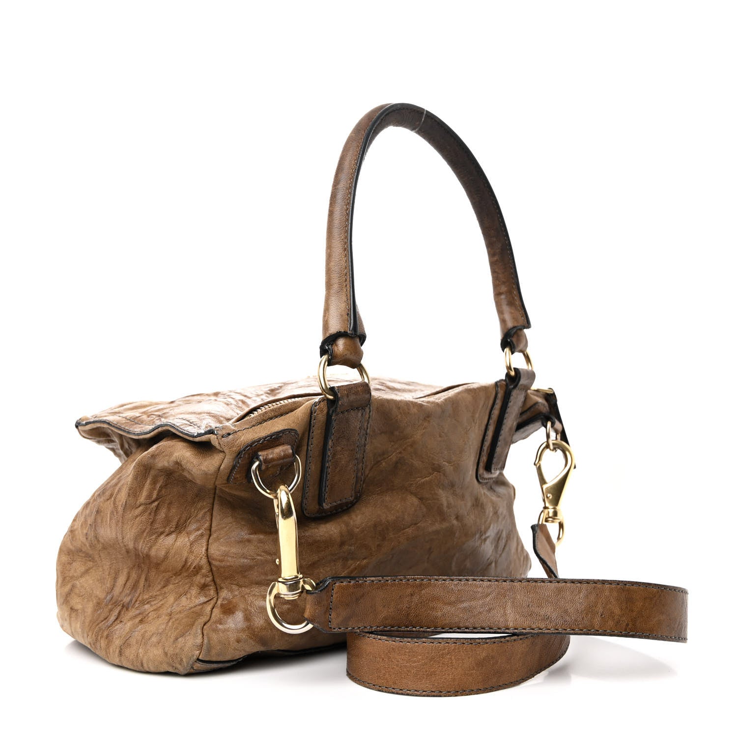 Givenchy Tumbled Sheepskin Medium Pandora Charcoal 3 of 14