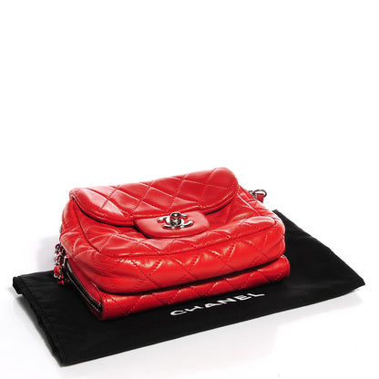 Chanel Lambskin Quilted New Mini Flap Red 4 of 7