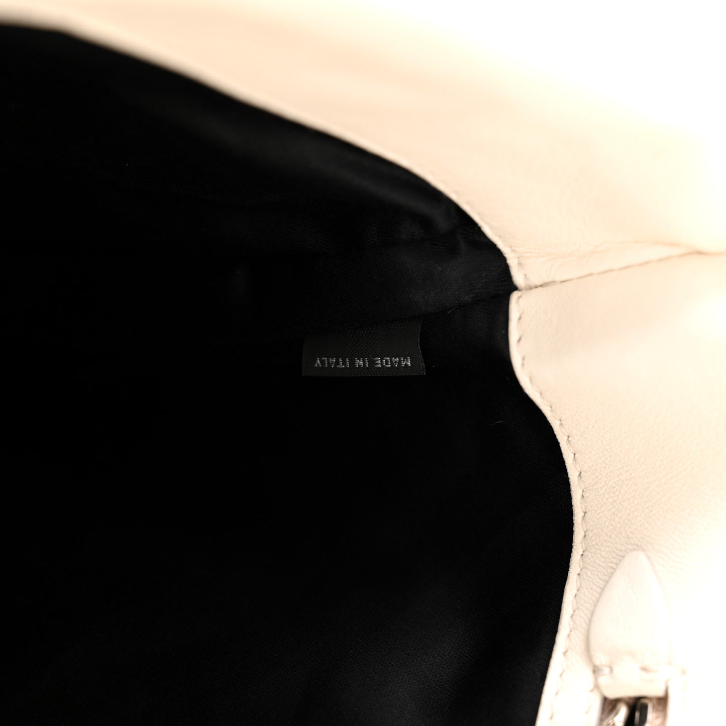 Nappa Matelasse Crystal Flap Clutch White