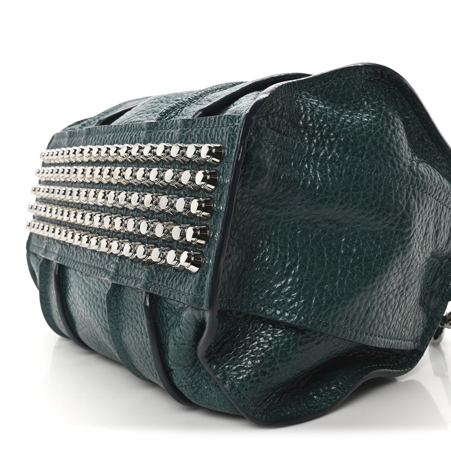 Pebbled Lambskin Inside Out Rocco Rhodium Hardware Dark Mosaic