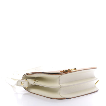 MCM Visetos Calfskin Small Patricia Crossbody Bag Cognac White 4 of 11