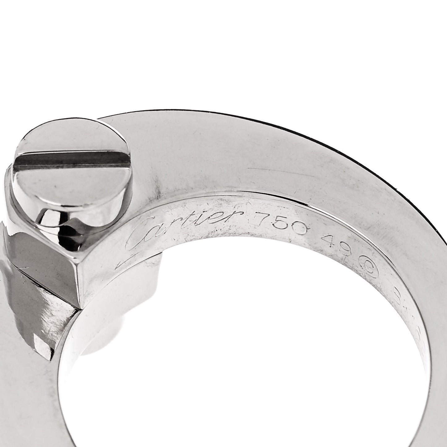 18K White Gold Menotte Ring 49 5