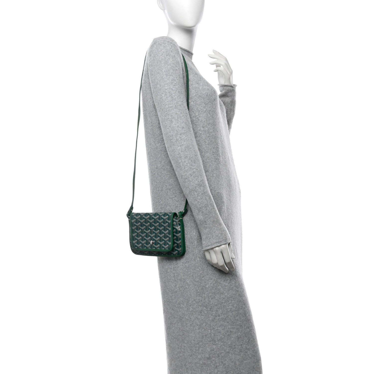 Goyard Goyardine Plumet Wallet Clutch Green 2 of 9