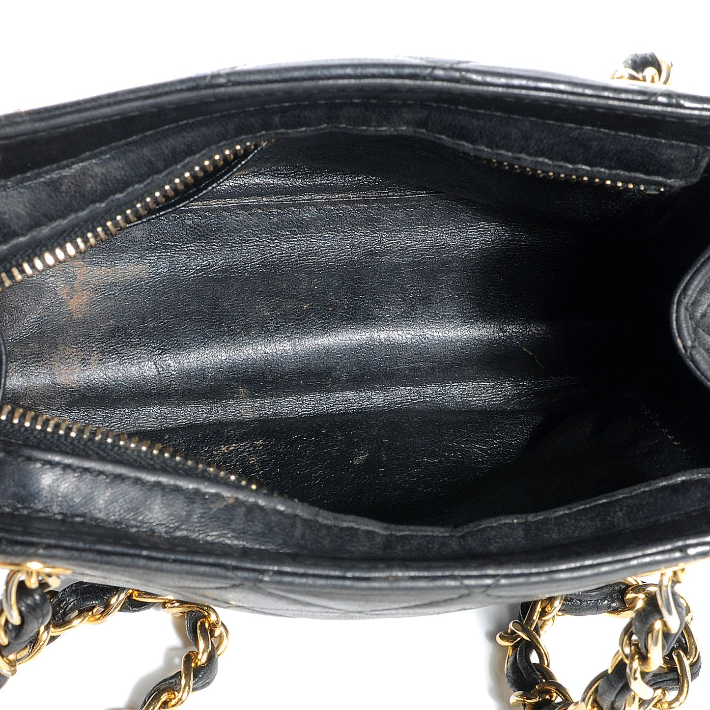 Lambskin Quilted Small Shoulder Bag Black