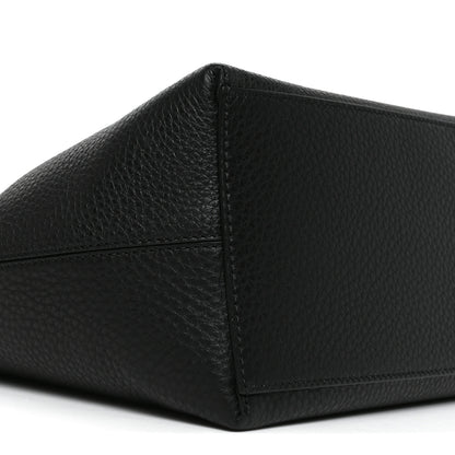 Valentino Garavani Grained Calfskin Rockstud Shoulder Tote Black 8 of 9
