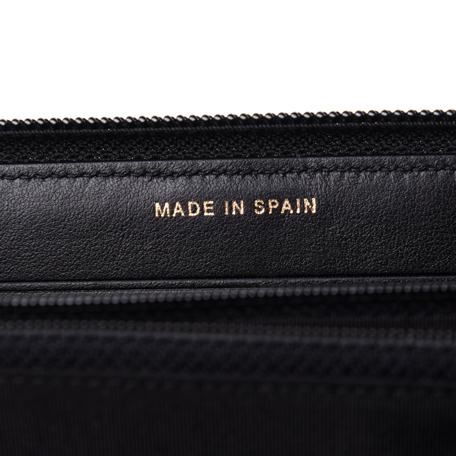 Chanel Caviar Quilted Small Boy Zip Around Wallet Black 7 of 9