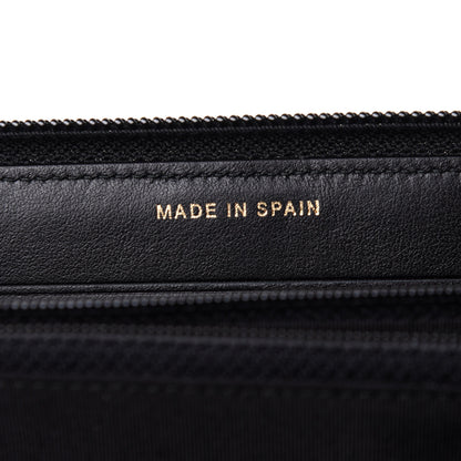 Chanel Caviar Quilted Small Boy Zip Around Wallet Black 7 of 9