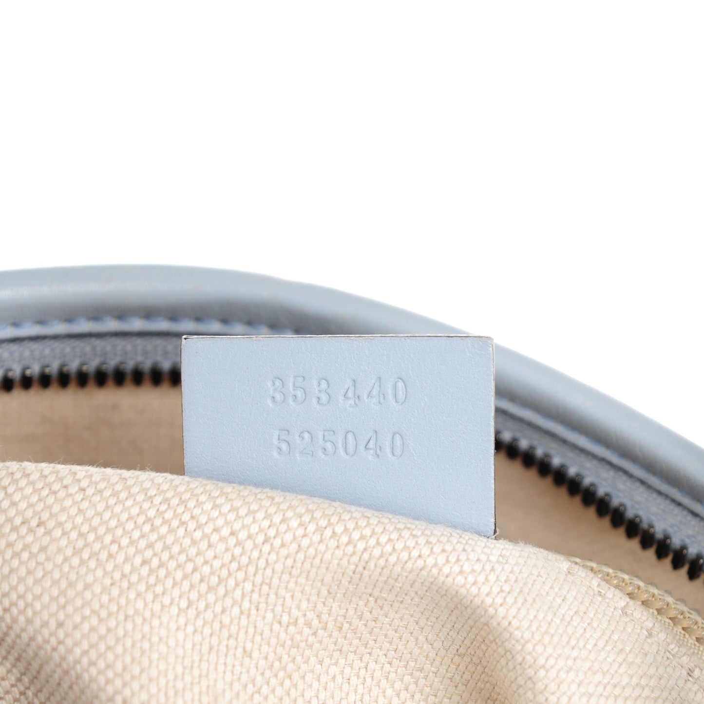 Canvas Flora Knight Small Zippered Tote Dusty Blue