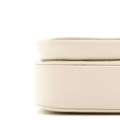 Gucci Calfskin Matelasse Diagonal Mini Interlocking G Heart Shoulder Bag Mystic White 10 of 10